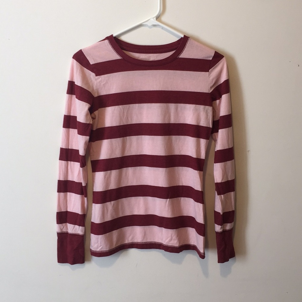 Striped long sleeve tee